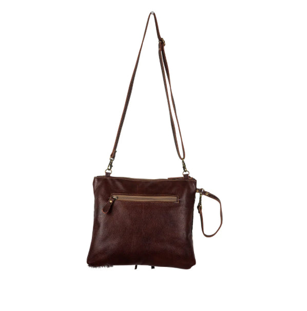Purses Myra Bag Rosalinda Cross Stitched Leather & Hairon Bag S-7370