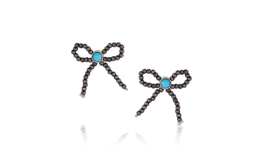 Jewelry Attitude Earrings Forever Tied Bow AER6558