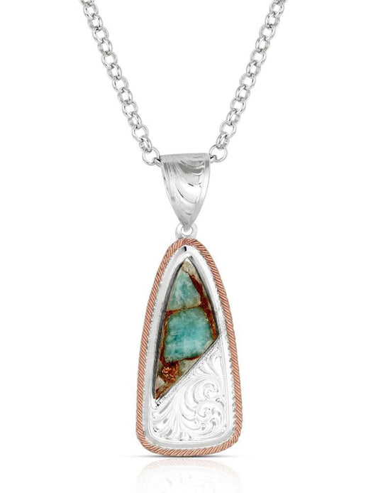 Jewelry Montana Silversmiths Necklace Half And Half NC6418RG