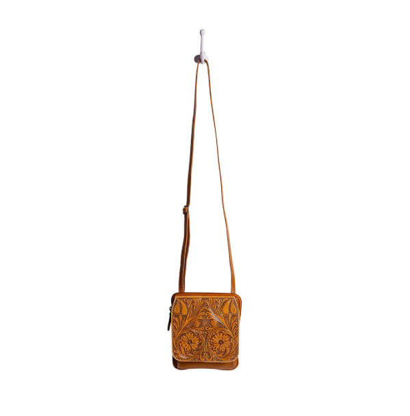 Purses Myra Bag Ranch Trail Hand-Tooled Bag S-9410