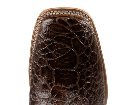 Boots Men’s Cowtown Sea Turtle Print Brown Q6044