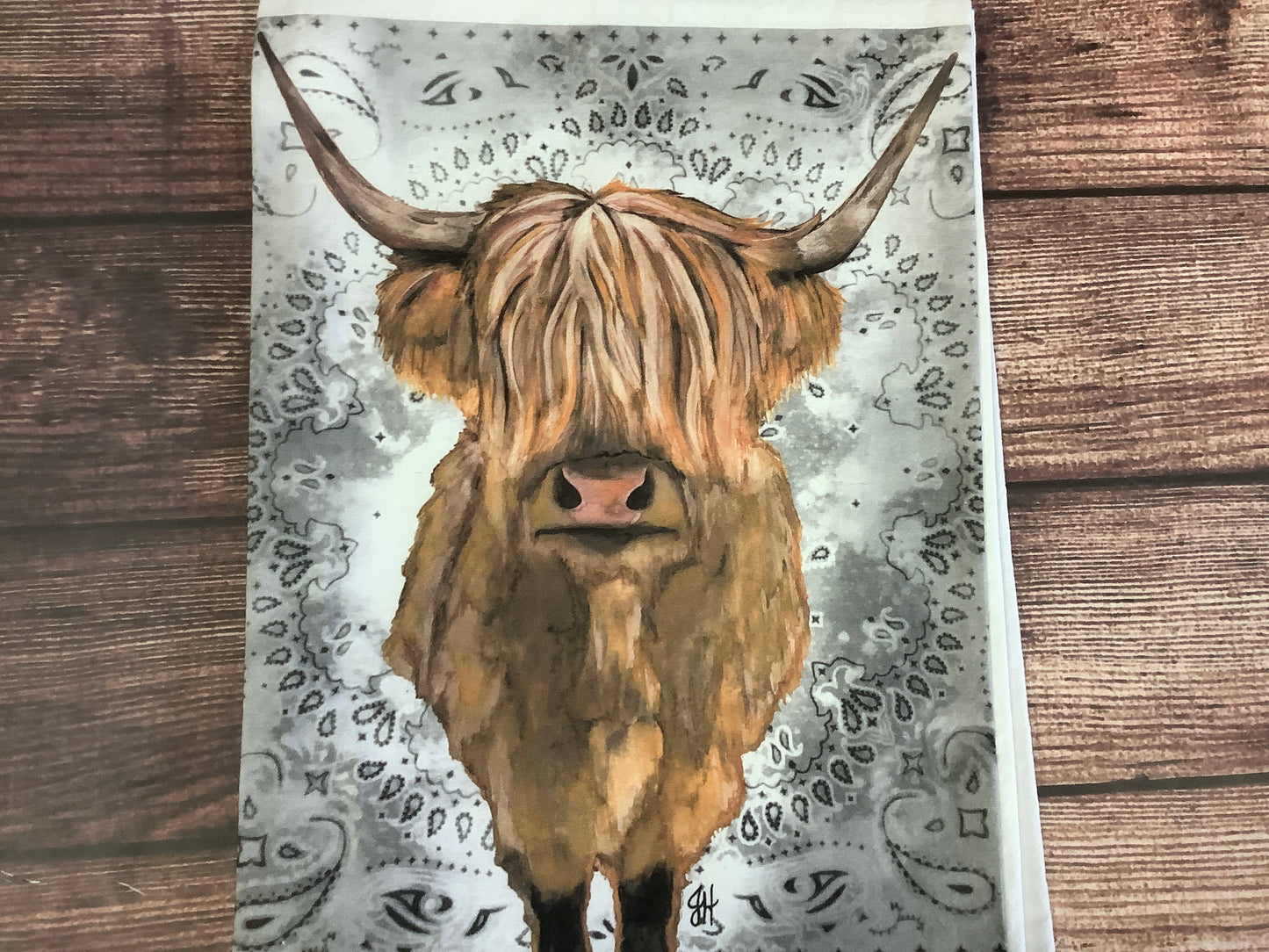 Accessories Tea Towels Western And Farm Print