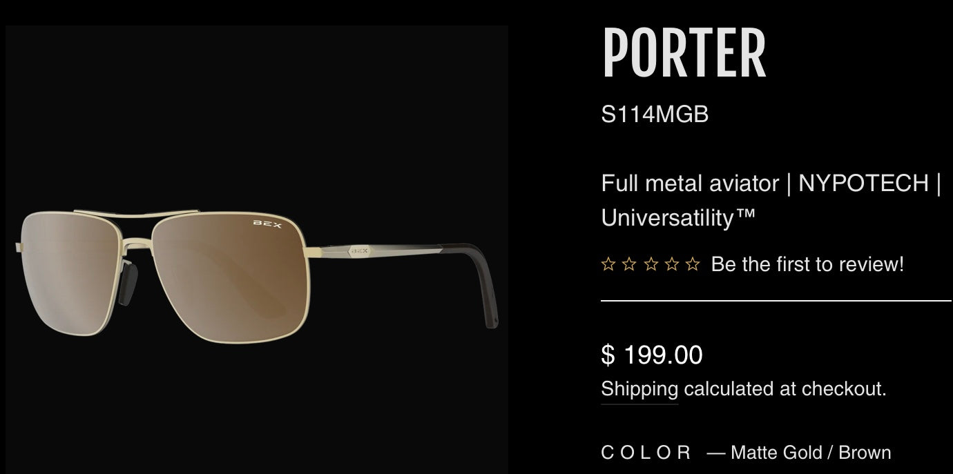 Sunglasses BEX Porter