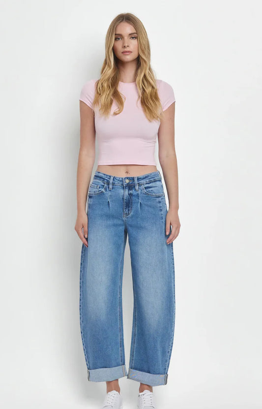 Jeans Women’s Vervet High Rise Cuffed Barrel LV1677