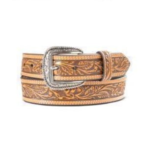 Belts Mens Ariat Tooled A1012408