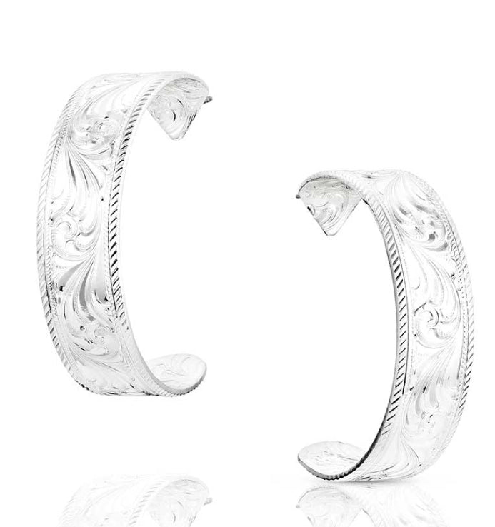 Jewlery Montana Silversmiths Silver Hoop ER6063
