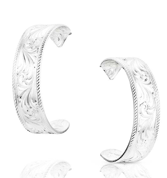 Jewlery Montana Silversmiths Silver Hoop ER6063