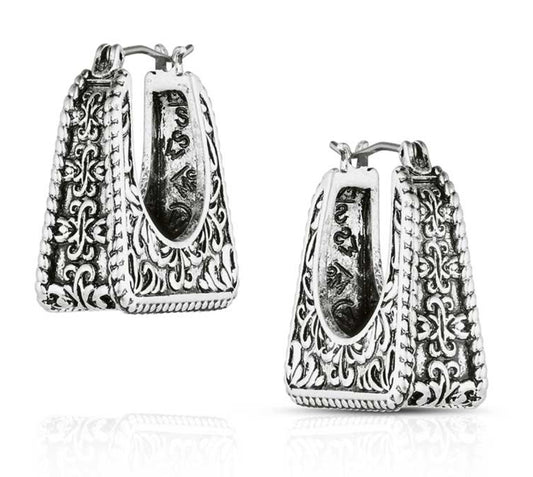 Jewelry Montana Silversmiths Earrings Saddle Up ER6369