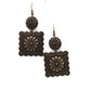 Earrings Fashion Jewelry Brass Floral Concho ERZ180525-09