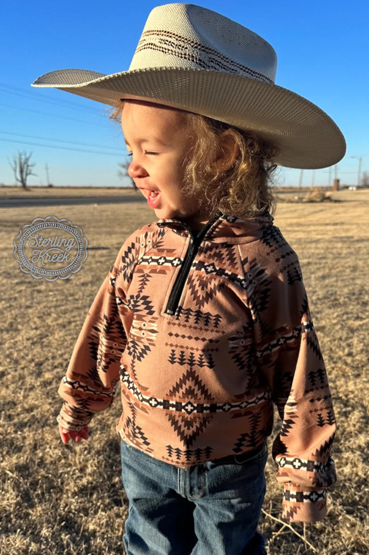 Outerwear Kids Sterling Kreek MINI GERONIMO PULLOVER QT29