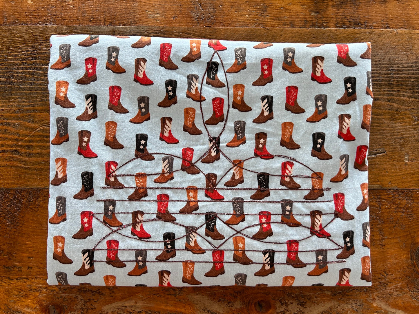 Accessories Bull By The Horns Baby Blanket Boot Pattern