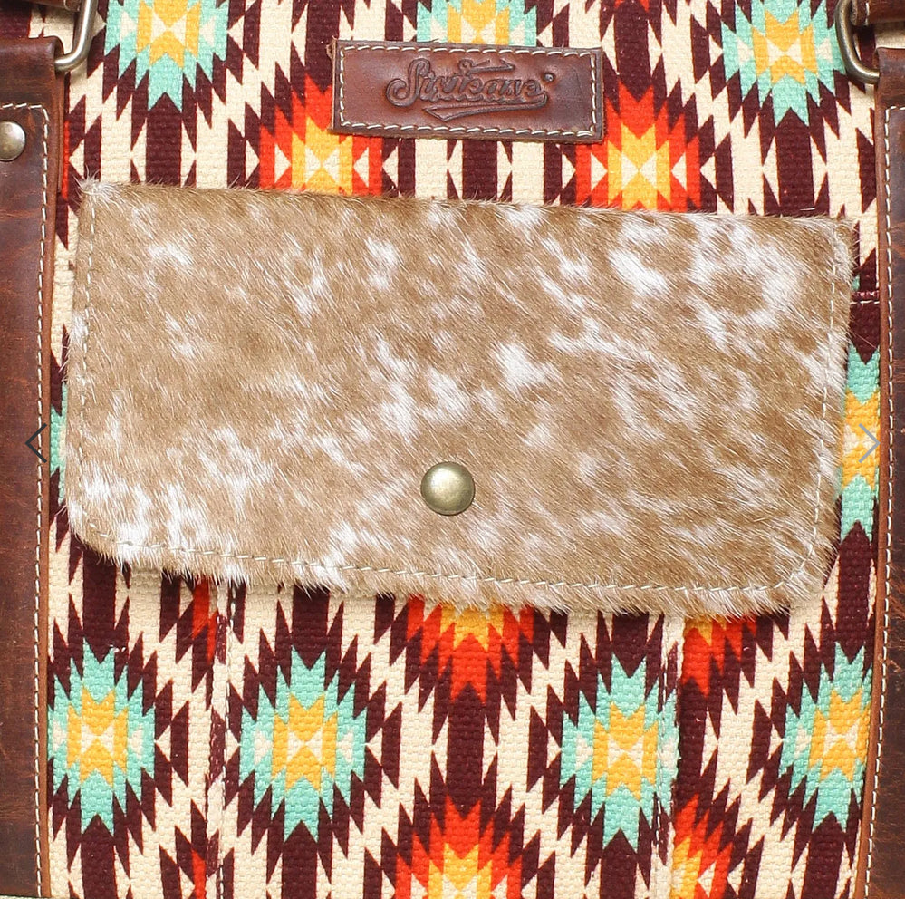 Purses Sixtease Southwest Cowhide Pocket SB-4121