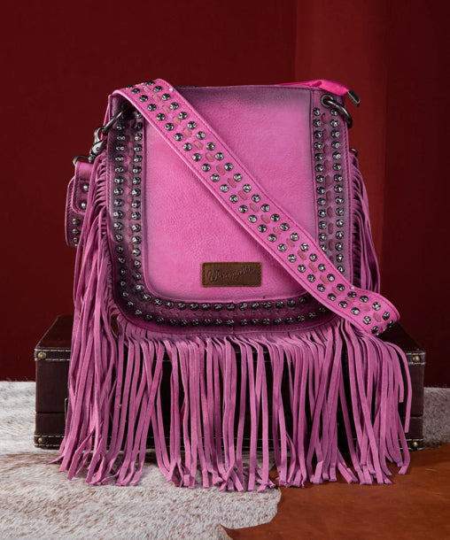 Purses Wrangler Rivets Fringe WG65-G2003HPK