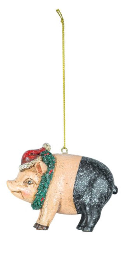 Christmas Ornament Cow & Pig 14016