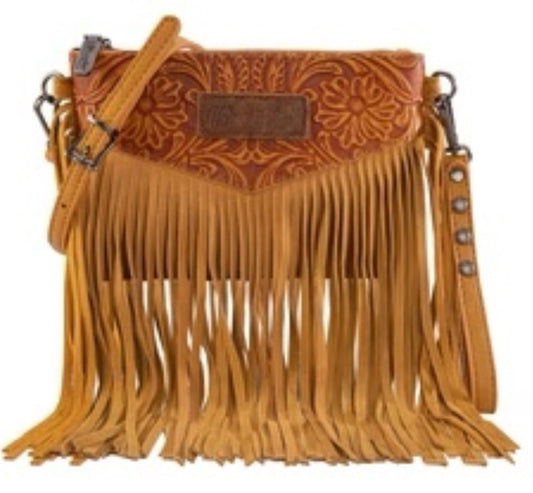 Purses Wrangler Tooled Fringe WG63-181YL