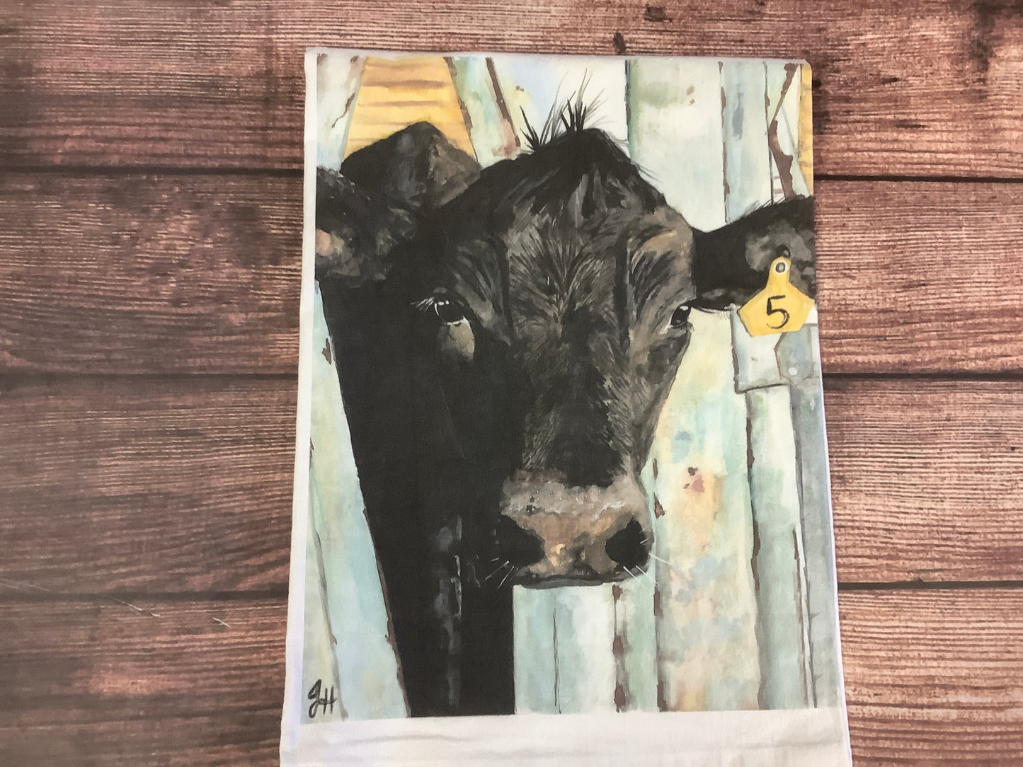 Accessories Tea Towels Western And Farm Print