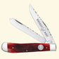 Accessories Knifes Whiskey Bent Black Cherry Jigged Bone Trapper WB15F-39