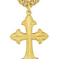 Accessories Montana Silversmiths Gold Chain Cross NC2105G
