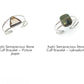 Cuff Bracelet Semiprecious Stones Jewelry