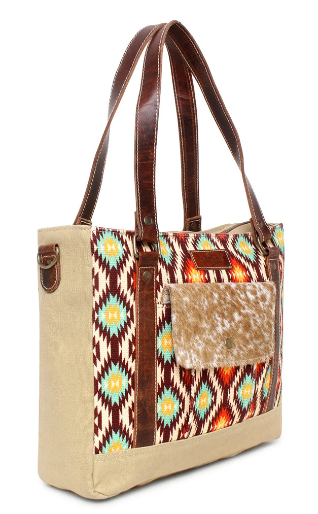 Purses Sixtease Southwest Cowhide Pocket SB-4121