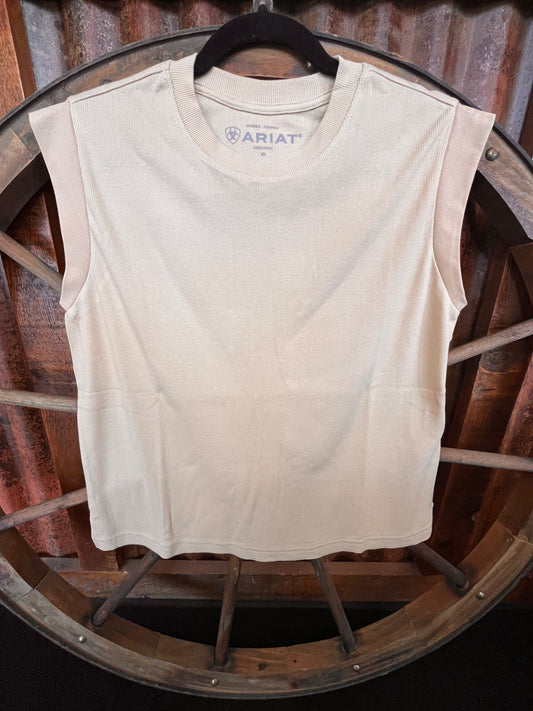 Shirts Women’s Ariat Sleeveless Tee Irish Cream 10055157