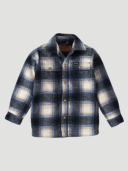 Outerwear Boys Wrangler Western Flannel Shirt 112337136
