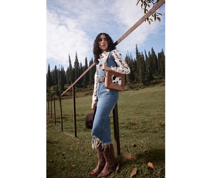 Purses Myra Bag Dakota Highlands Hand-tooled Bag S-8721