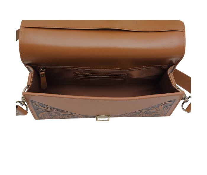 Purses Myra Bag GOLDFISH HAND-TOOLED BAG S-6614