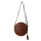 Purses Myra Bag Classic Country Hand-Tooled Round Bag S-7515