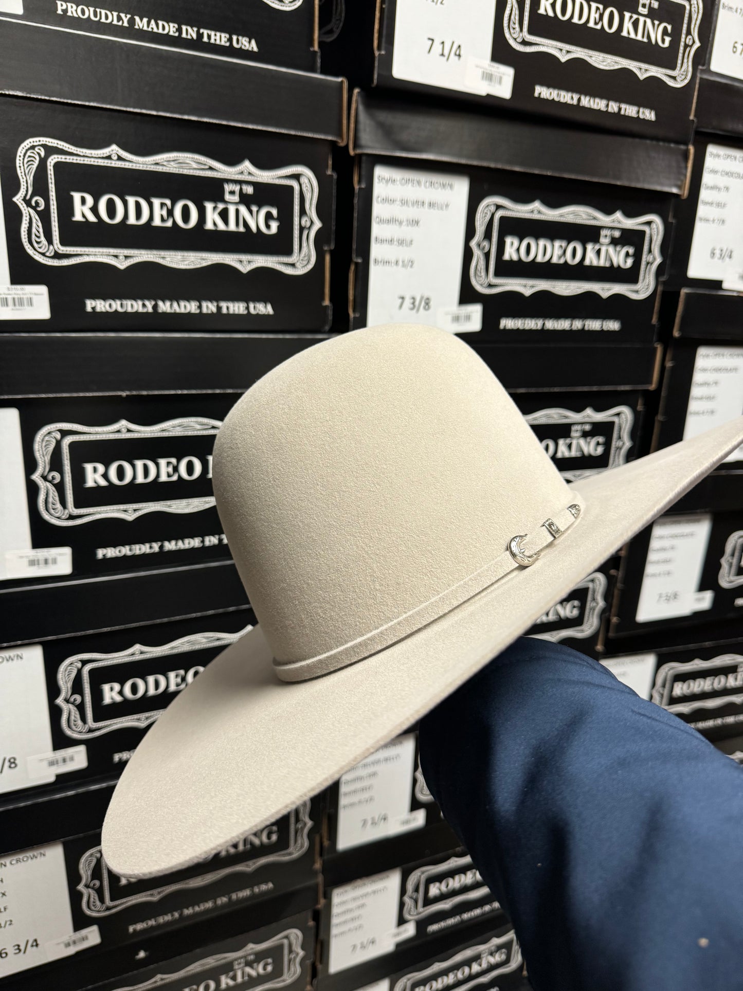 Felt Hats Rodeo King 10X Silver Belly