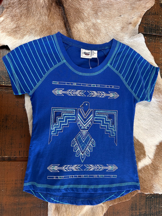 Shirts Girls Cruel Short Sleeve Blue T Shirt CTK3510002