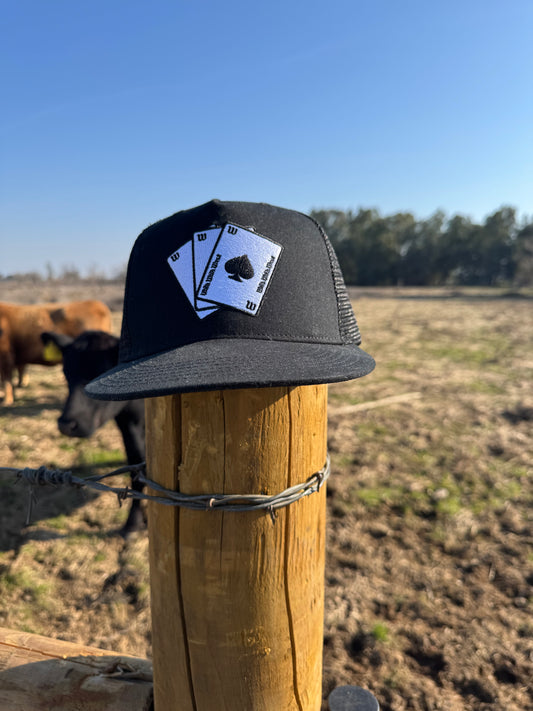 Ball Caps Wild Wild West Black Spade