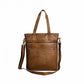 Purses Myra Bag Open Plain Leather Bag S-9357