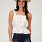 Shirt Women’s Roper Sleeveless Swiss Dot Tank 03-052-0565-2007