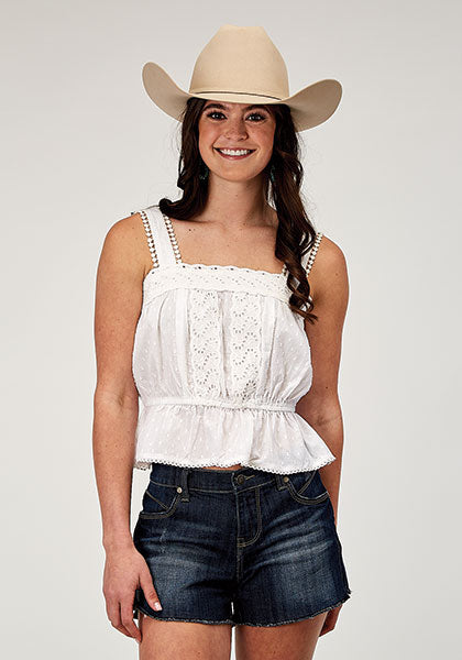 Shirt Women’s Roper Sleeveless Swiss Dot Tank 03-052-0565-2007