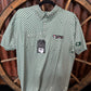 Shirts Men’s Red Dirt Polo Pearl Snap Green Abstract RDPSSGA