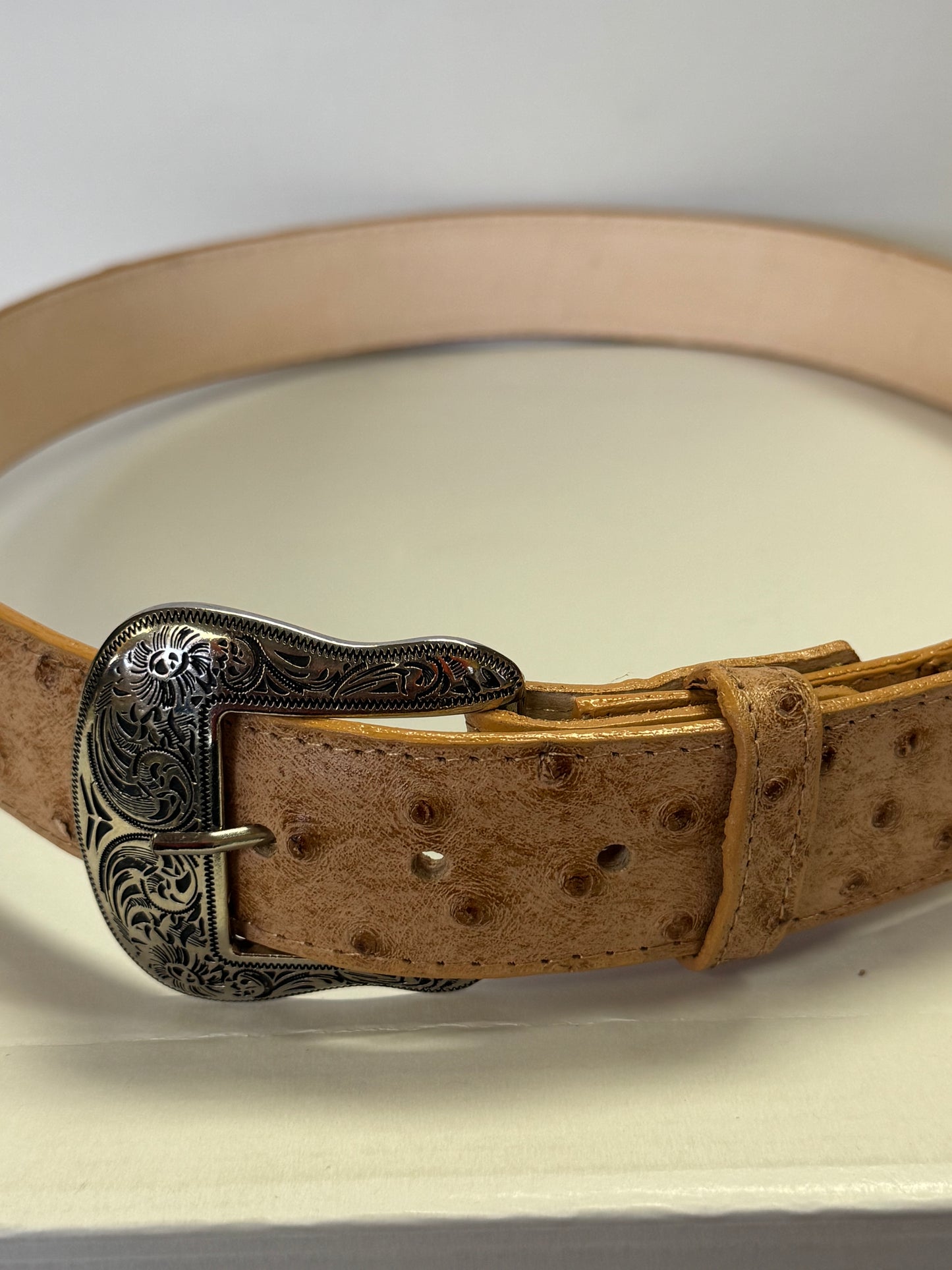 Belts Cowtown Ostrich Print 6077