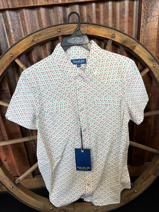 Shirts Men’s Short Sleeve Panhandle Pearl Snap TMN3S08995