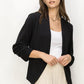 RUCHED SLEEVE BLAZER HF24E177