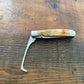 Accessories Knifes Hoof Pick With Clip Burnt Bone  WB20-16