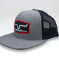 Hats Ball Caps Kimes Replay Trucker  Heather Grey