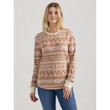 Shirts Women’s Wrangler Long Sleeve Knit Aztec Horse 112356696