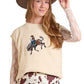 Outerwear Women’s Rock&Roll Embroidered Bronc Rider Turtleneck BW38T09351