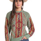 Outerwear Women’s Panhandle Aztec Boucle Sweater Jade LW32T09677