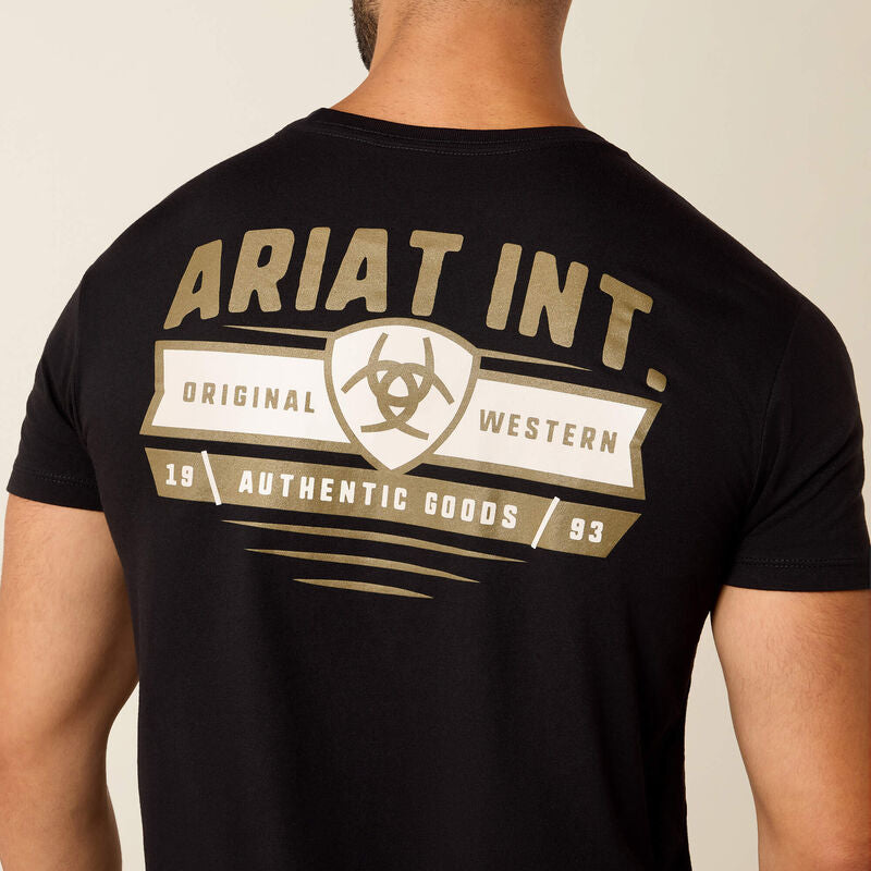 Shirts Men’s Ariat Tee Baner Badge  10073958