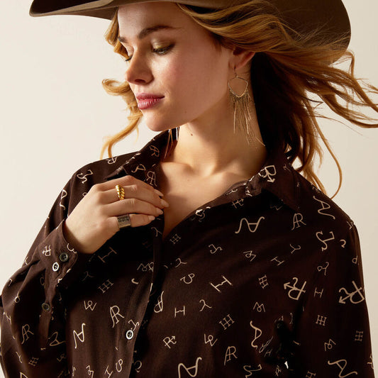 Shirts Women’s Long Sleeve Button Ranch Brand 10052970
