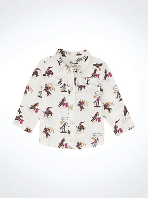 Shirts Girls Wrangler Long Sleeve Pearl Snap 112356562