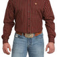 Shirts Mens Cinch Long Sleeve Button Up Shell Print MTW1105842