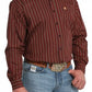 Shirts Mens Cinch Long Sleeve Button Up Shell Print MTW1105842