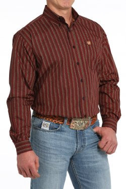 Shirts Mens Cinch Long Sleeve Button Up Shell Print MTW1105842